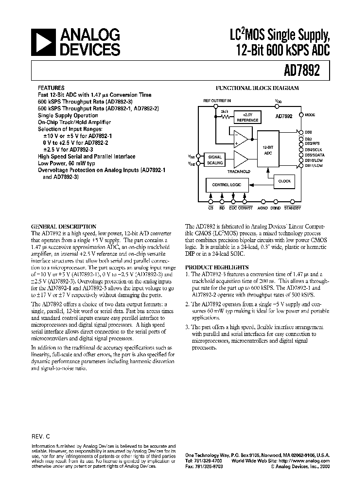 AD7892_99234.PDF Datasheet