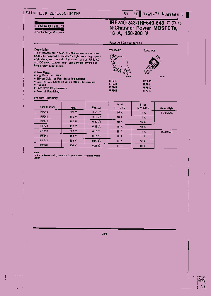 IRF240-243_5787.PDF Datasheet