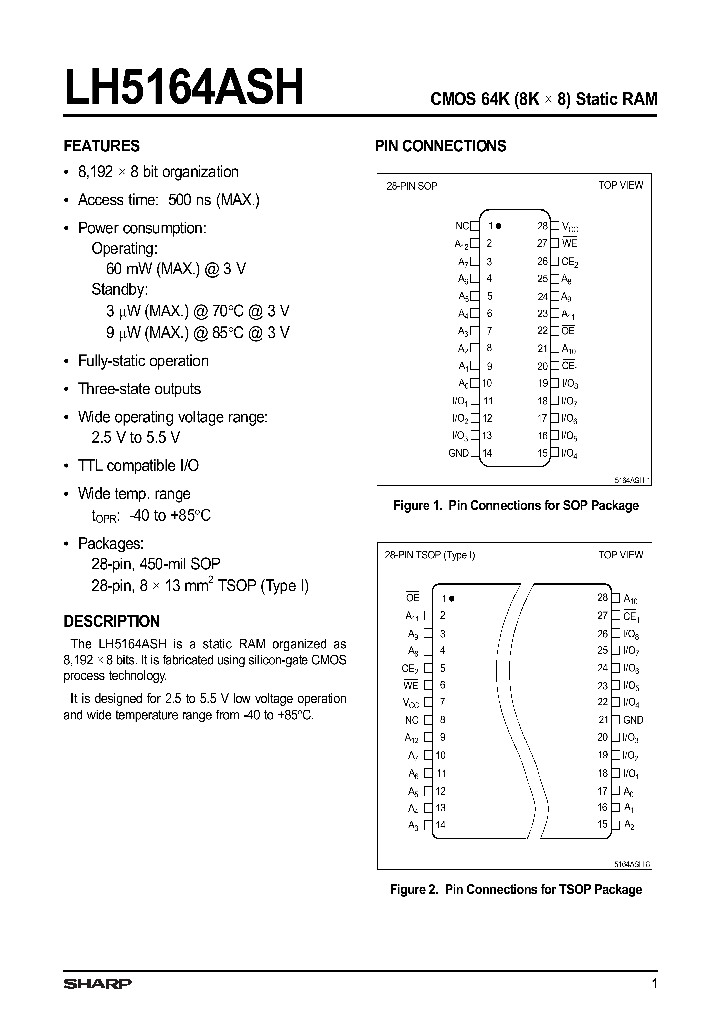 LH5164ASH_119583.PDF Datasheet