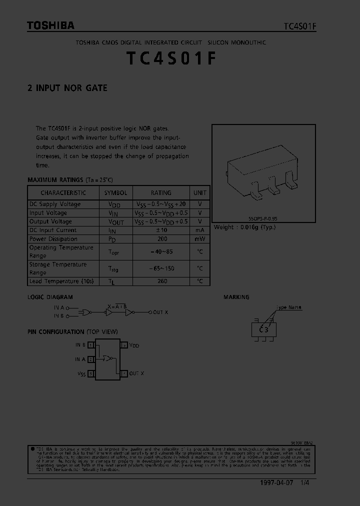 TC4S01_149424.PDF Datasheet