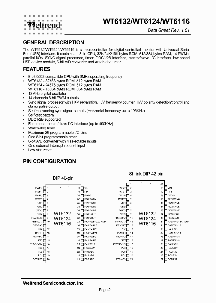 WT6116_52356.PDF Datasheet