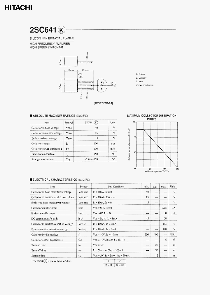 2SC641_206383.PDF Datasheet