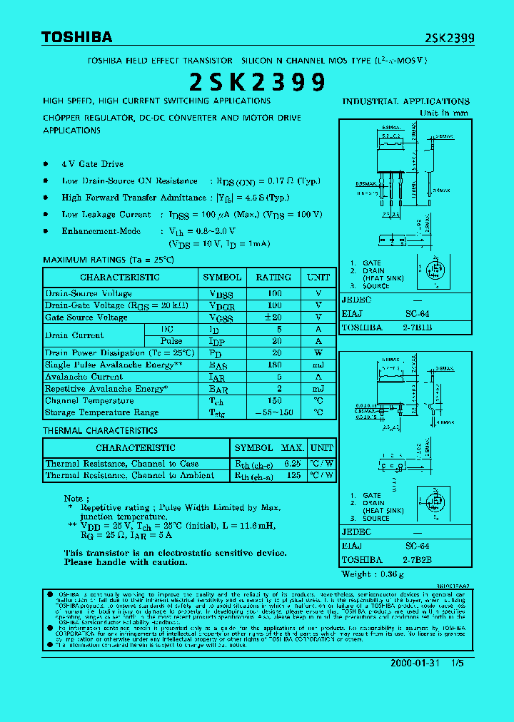 2SK2399_284440.PDF Datasheet