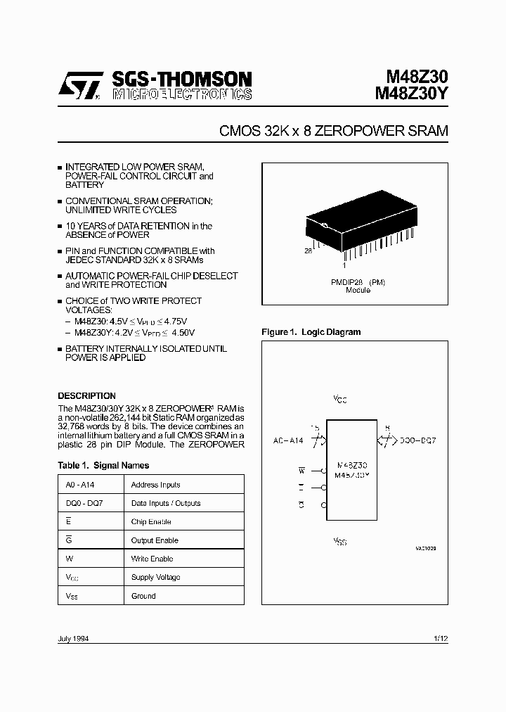 M48Z30Y_240358.PDF Datasheet