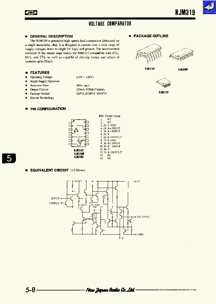 NJM319_209731.PDF Datasheet