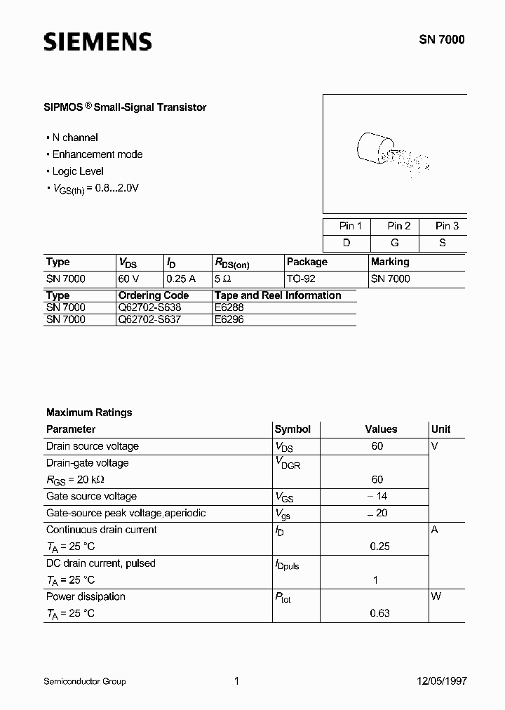 SN7000_260357.PDF Datasheet