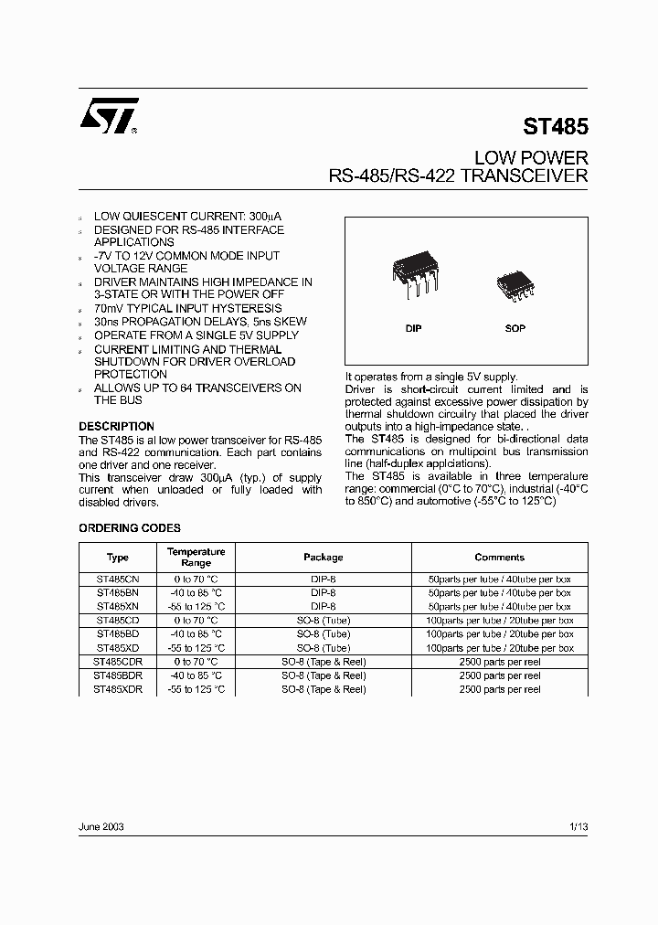 ST485X_296826.PDF Datasheet