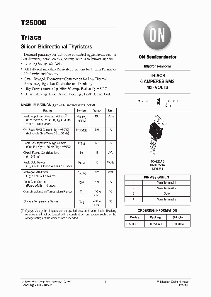 T2500D_286630.PDF Datasheet