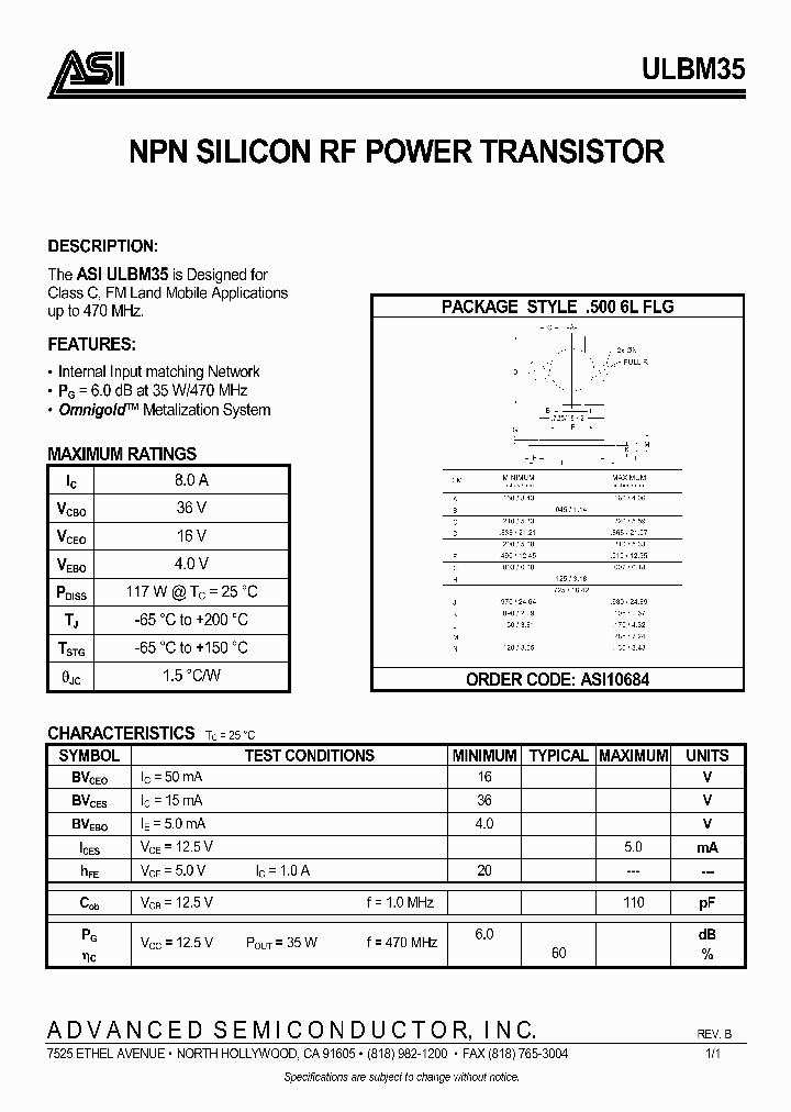 ULBM35_274968.PDF Datasheet