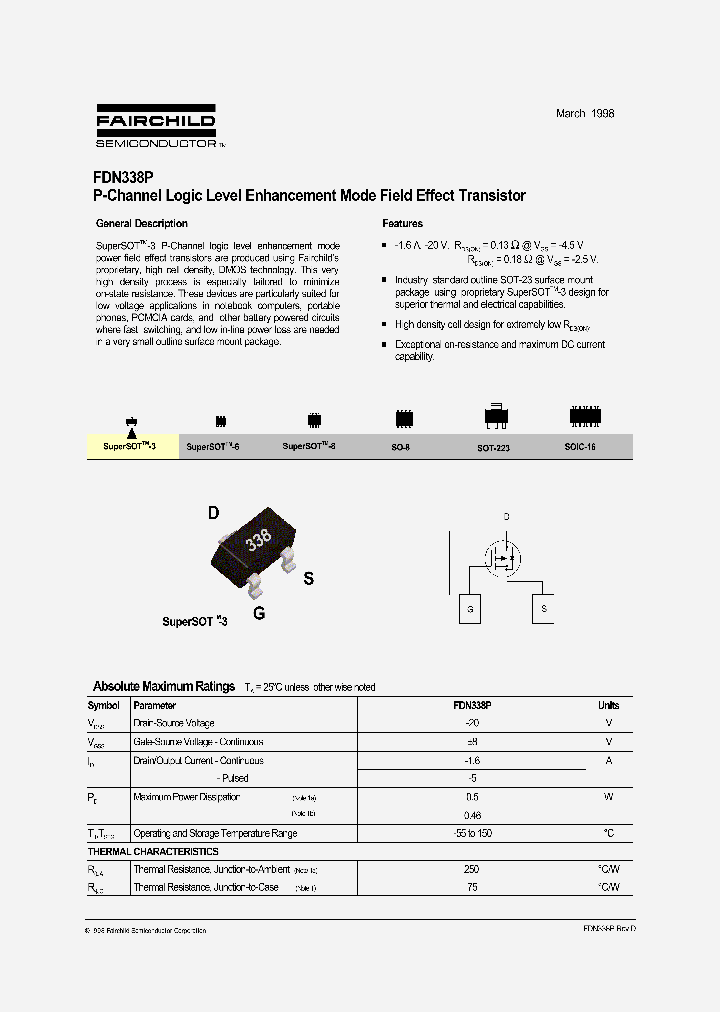 FDN338_230849.PDF Datasheet