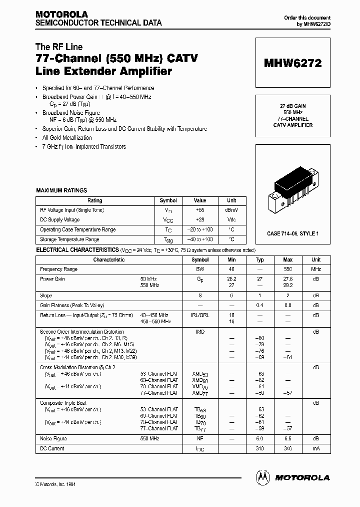 MHW6272_234631.PDF Datasheet