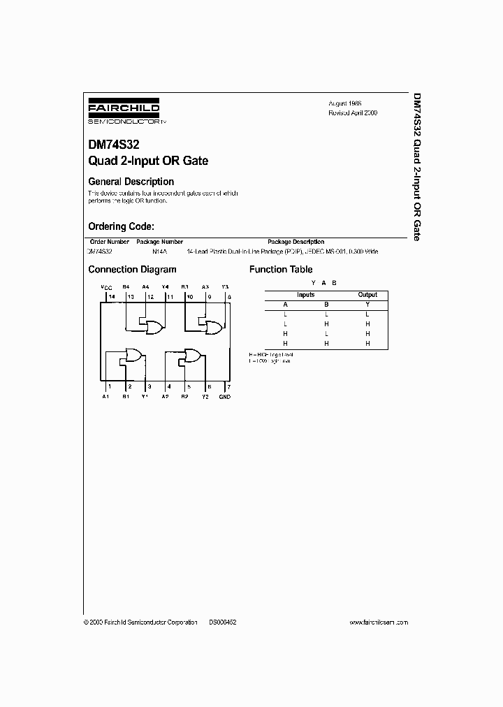 DM74S32_329149.PDF Datasheet