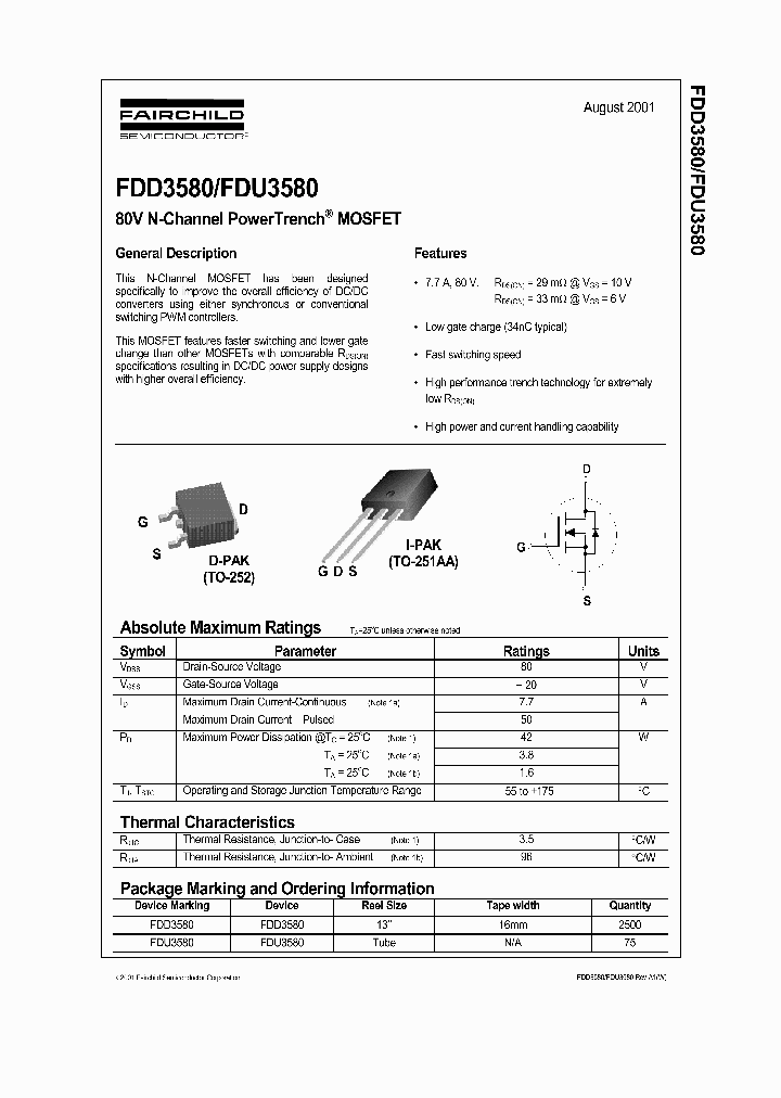 FDU3580_336113.PDF Datasheet