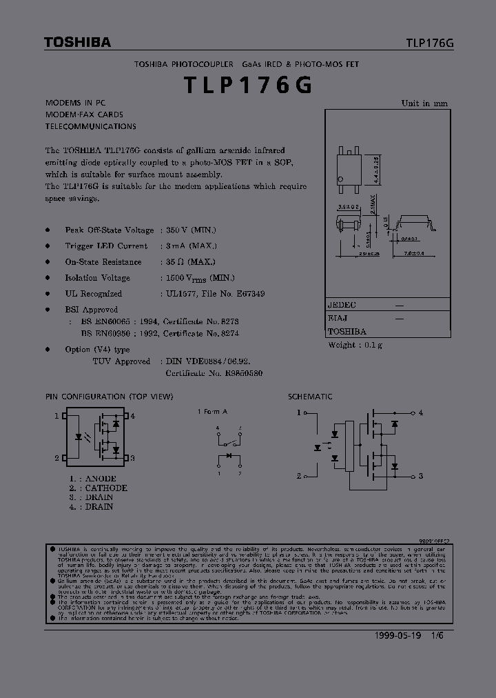 TLP176G_322928.PDF Datasheet