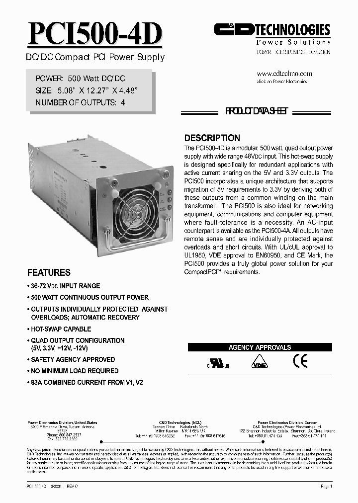 PCI500-4D_406674.PDF Datasheet