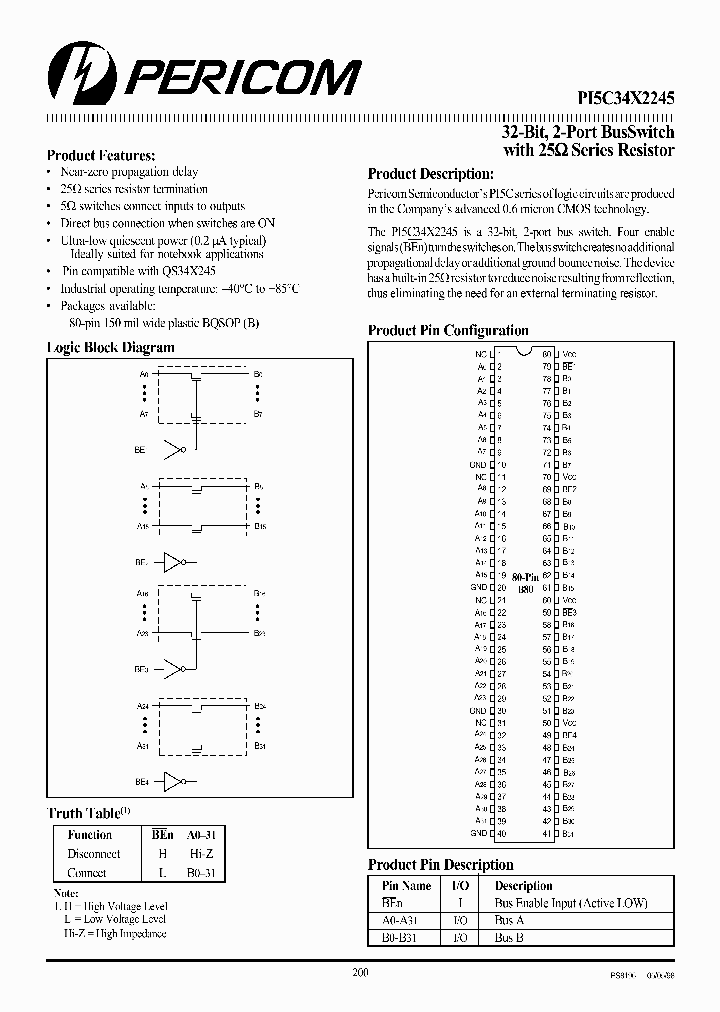 PI5C34X2245_426399.PDF Datasheet