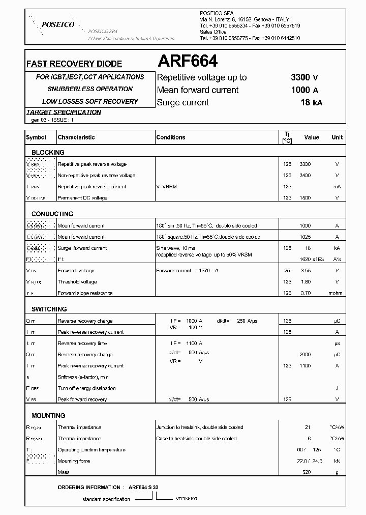 ARF664S33_443794.PDF Datasheet