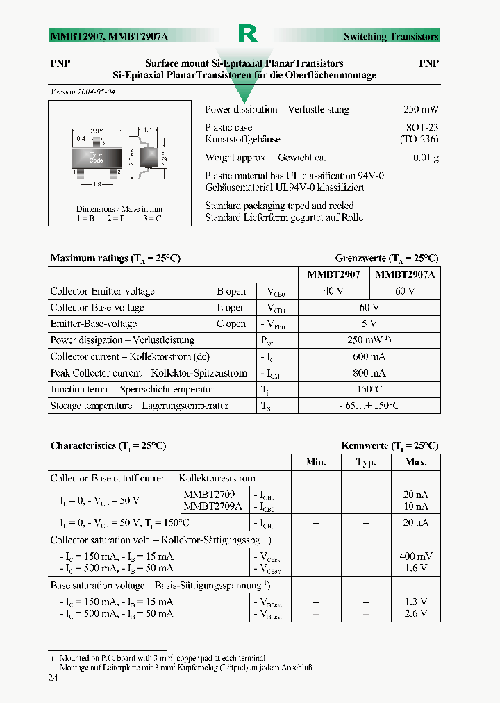 MMBT2907_473107.PDF Datasheet