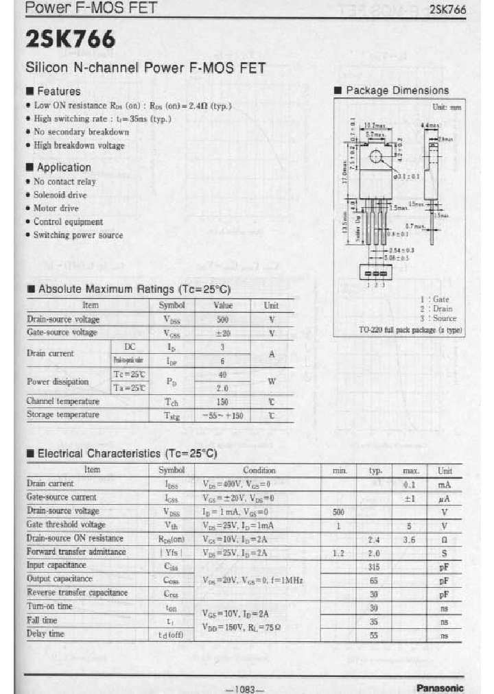 2SK766_770011.PDF Datasheet