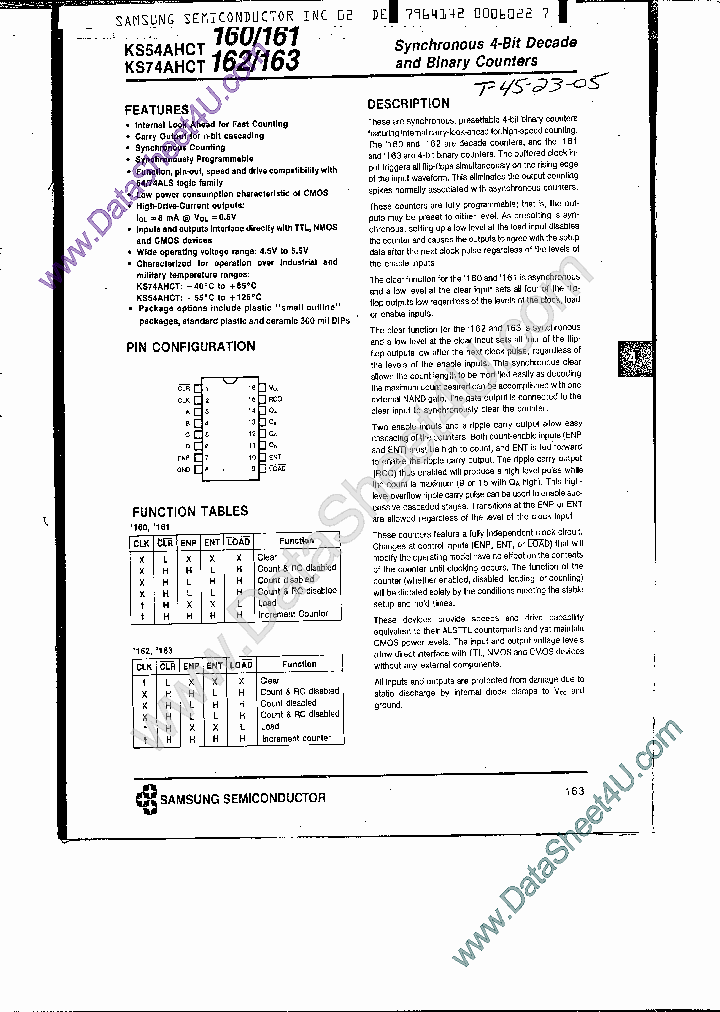 KS74AHCT163_775106.PDF Datasheet