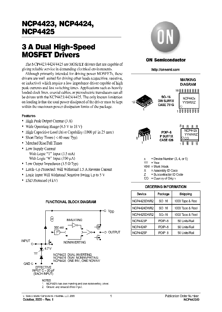 NCP4423DWR2_601657.PDF Datasheet