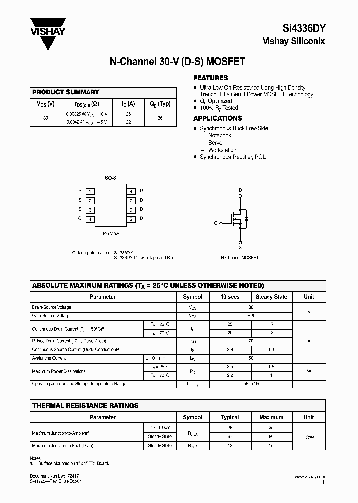 SI4336DY_755915.PDF Datasheet