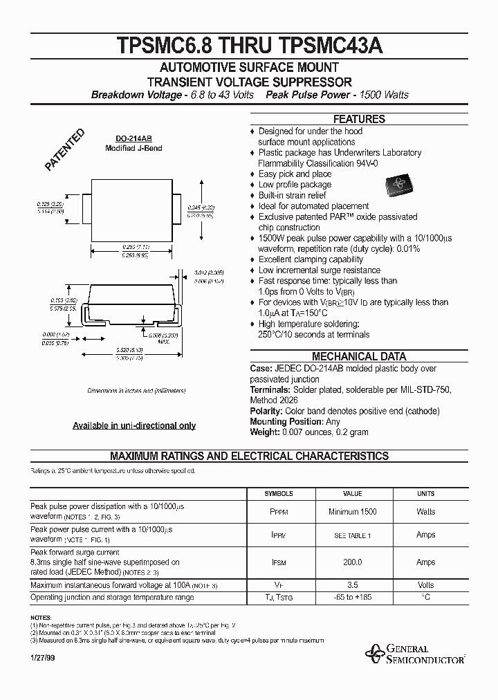 TPSMC20_140611.PDF Datasheet