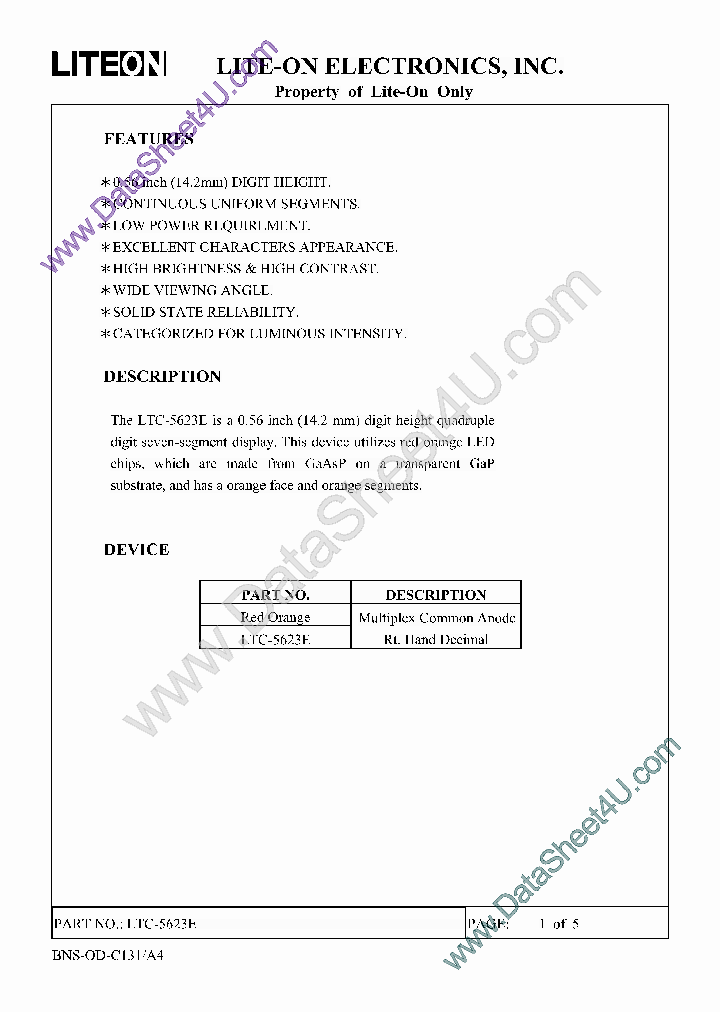 LTC5623E_896611.PDF Datasheet