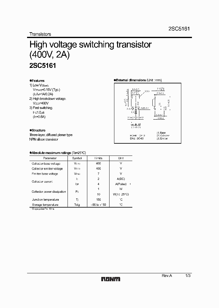 2SC5161_1196365.PDF Datasheet