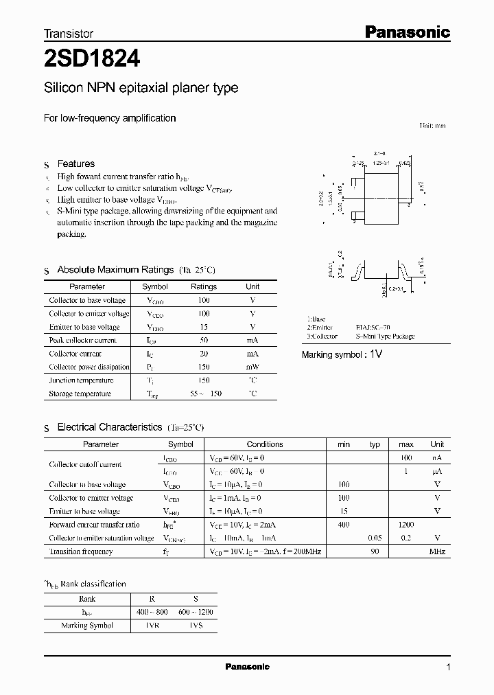 2SD1824_1045699.PDF Datasheet