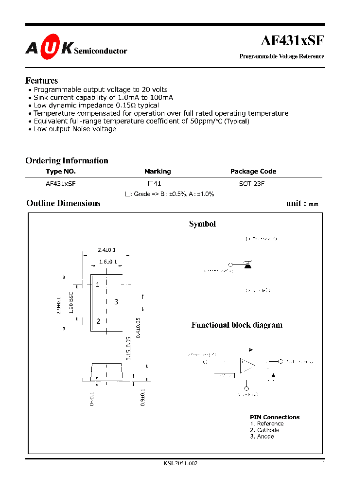 AF431XSF_1208025.PDF Datasheet