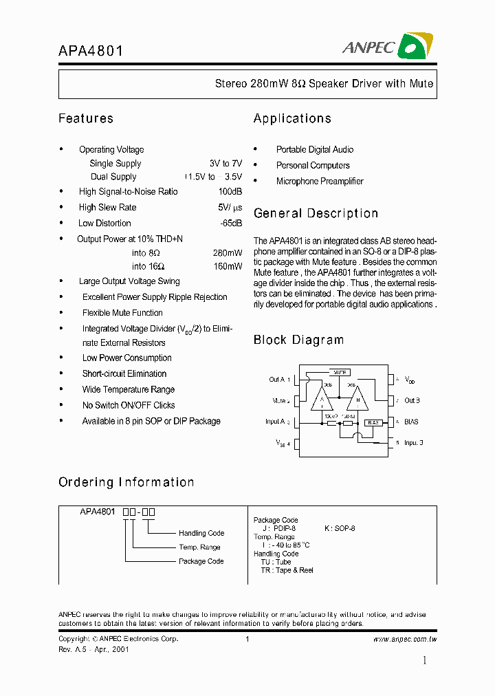 APA4801_1135161.PDF Datasheet