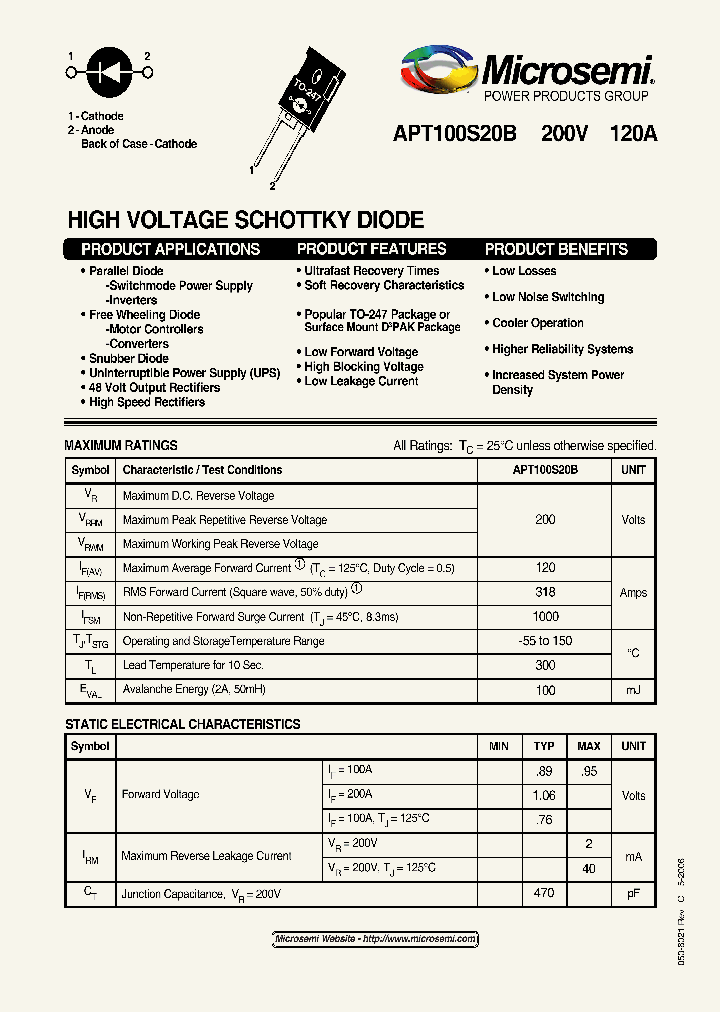 APT100S20B_1211295.PDF Datasheet