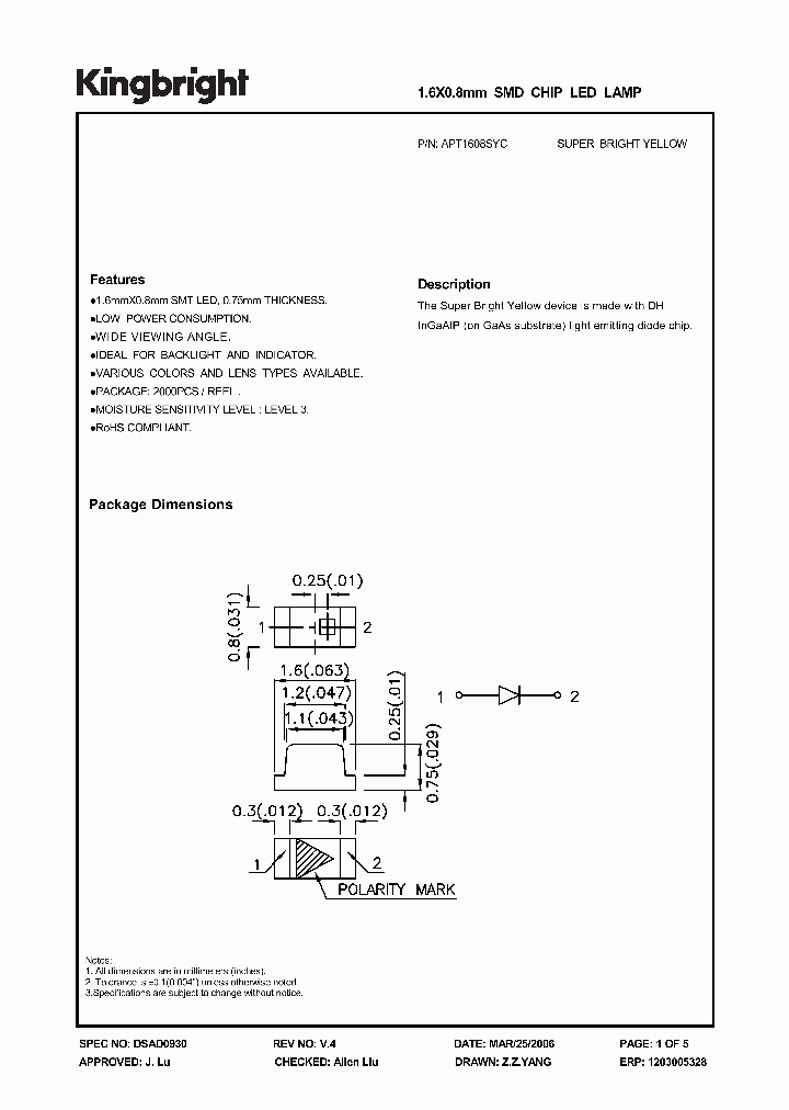 APT1608SYC_1211406.PDF Datasheet