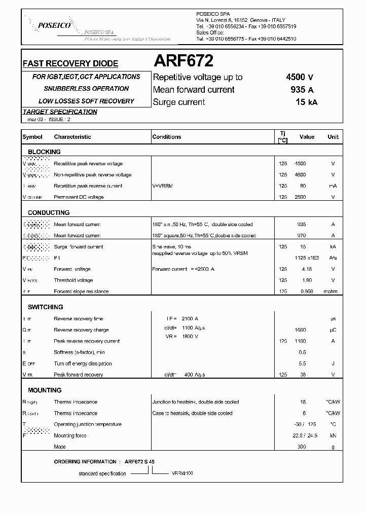 ARF672S45_1212973.PDF Datasheet