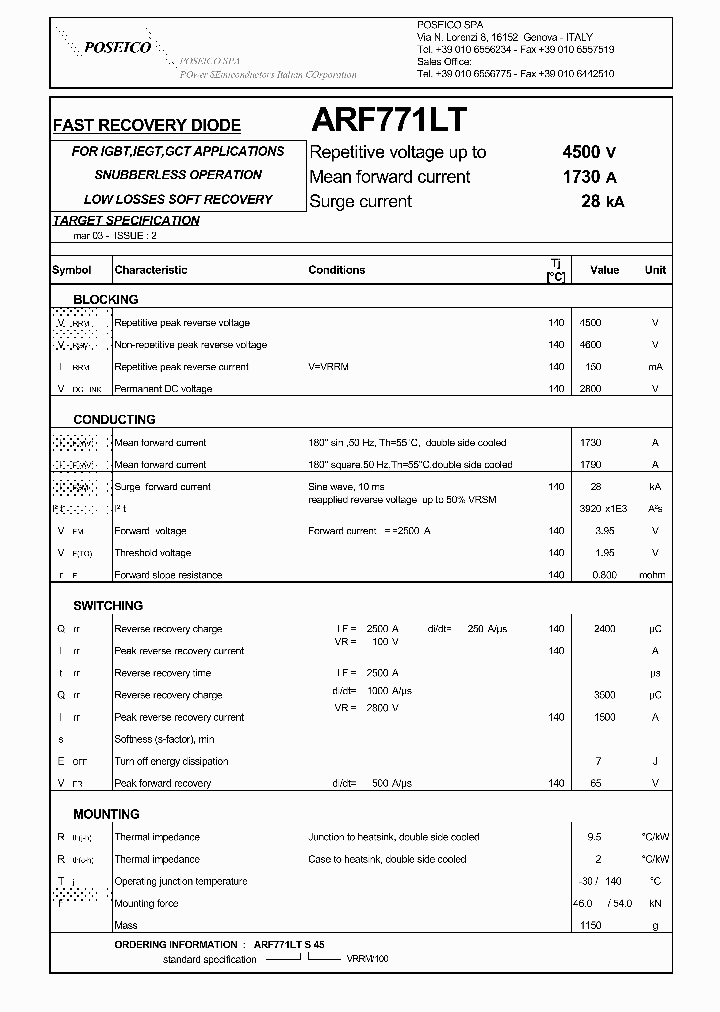 ARF771LTS45_1212983.PDF Datasheet