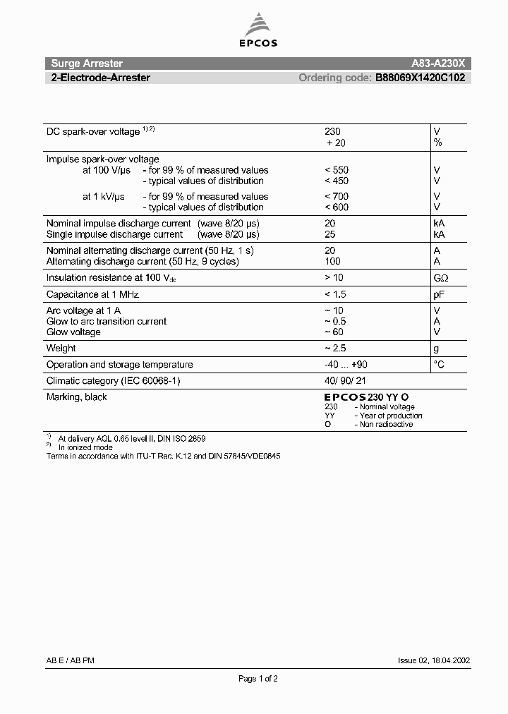 B88069X1420C102_1216491.PDF Datasheet