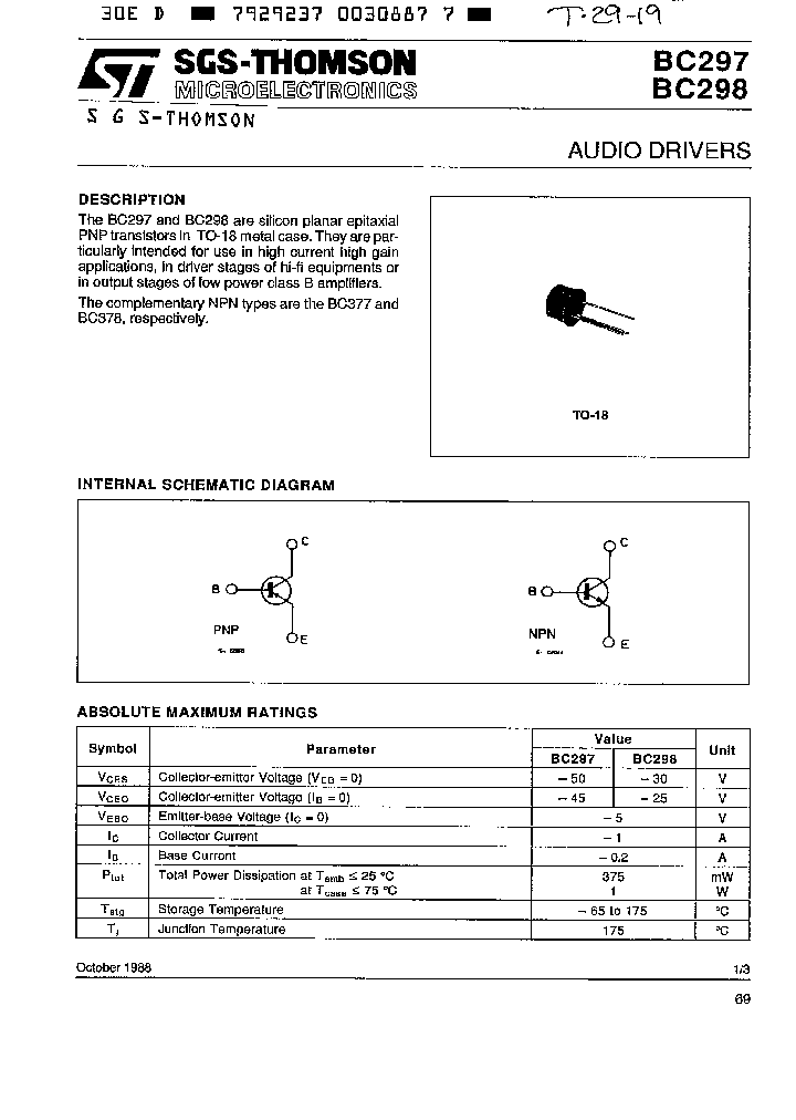 BC298_1217832.PDF Datasheet