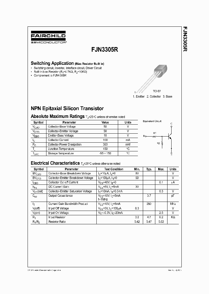 FJN3305R_1240299.PDF Datasheet