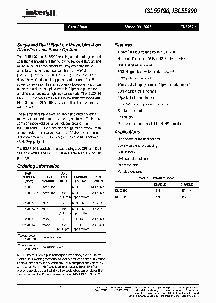 ISL55290_711133.PDF Datasheet