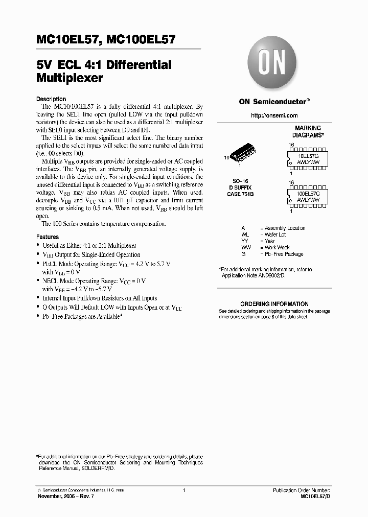 MC10EL57DR2G_616347.PDF Datasheet