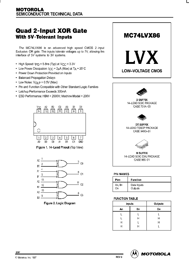 MC74LVX86M_1277257.PDF Datasheet