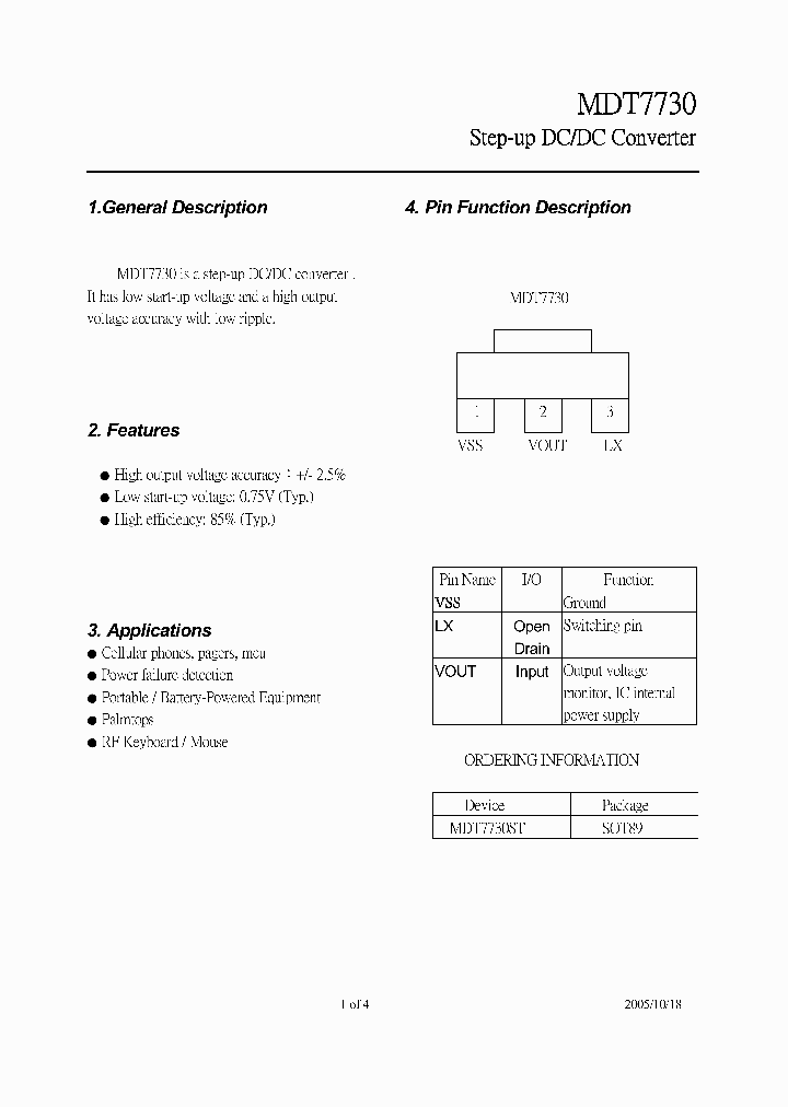 MDT7730ST_1278311.PDF Datasheet