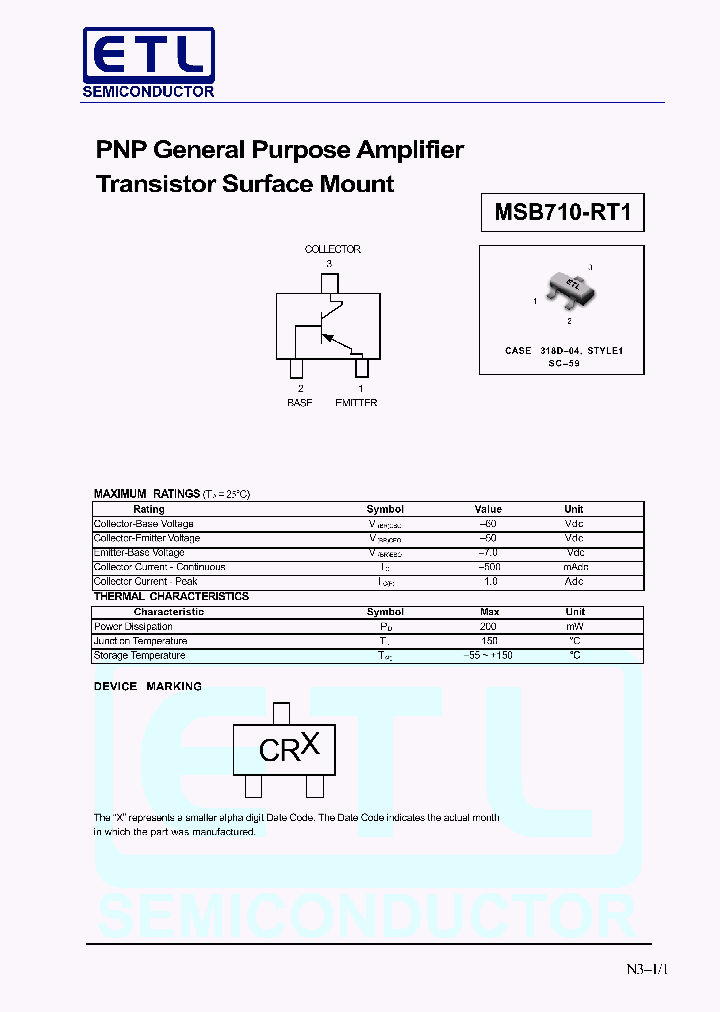 MSB710-RT1_1160841.PDF Datasheet