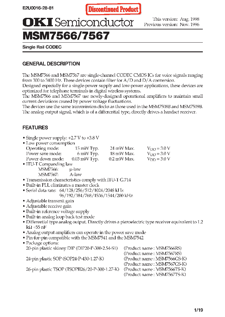 MSM7566TS-K_1075358.PDF Datasheet