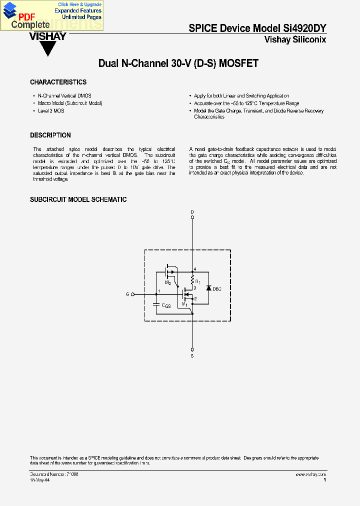 SI4920DY_1308897.PDF Datasheet