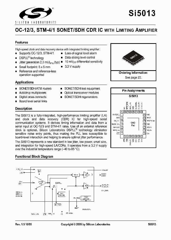 SI5013_1098446.PDF Datasheet