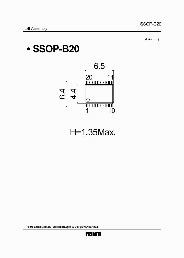 SSOP-B20_1316845.PDF Datasheet