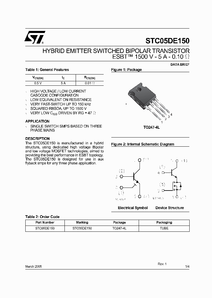 STC05DE150_1317944.PDF Datasheet