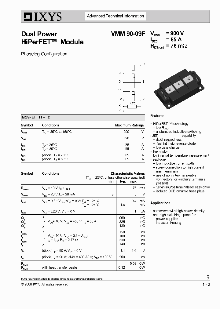 VMM90-09F_1334569.PDF Datasheet